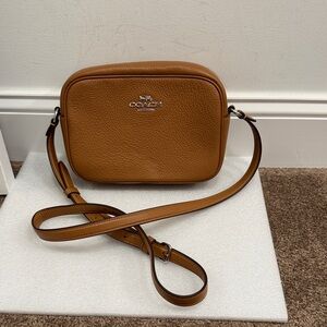 Coach Jamie Camera Bag in Light Saddle crossbody bag